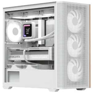 Корпус AeroCool D301A-G-WT-v2 (ACCS-DS03043.21) White без БЖ