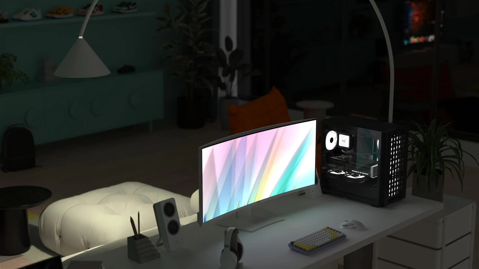 Корпус AeroCool D302A-G-BK-v1 (ACCS-DS04043.11) Black без БЖ - Зображення 8