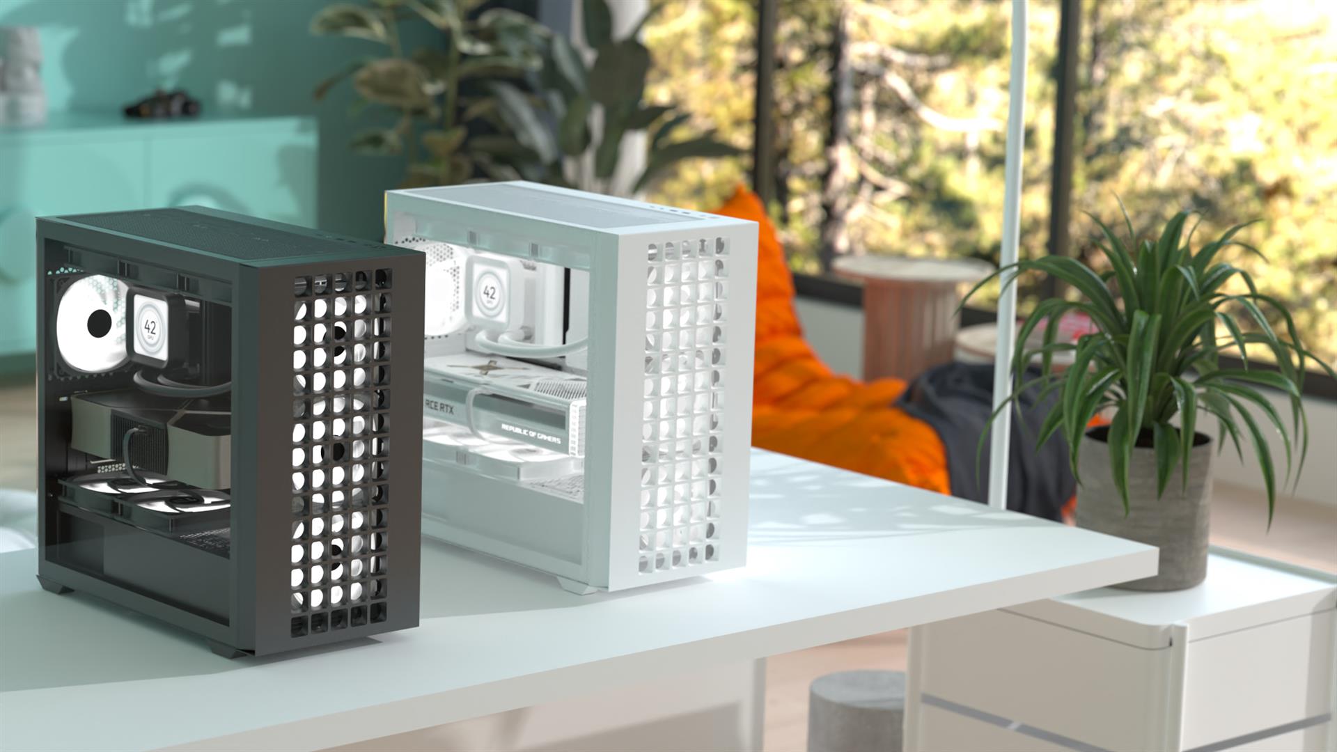 Корпус AeroCool D302A-G-BK-v1 (ACCS-DS04043.11) Black без БЖ - Зображення 9