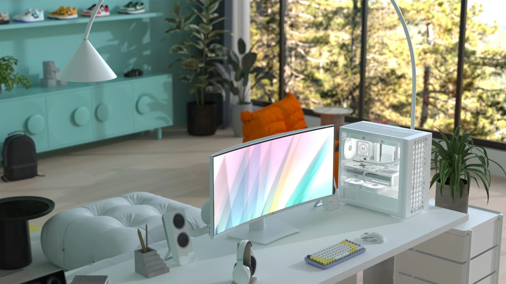 Корпус AeroCool D302A-G-WT-v1 (ACCS-DS04043.21) White без БЖ — изображение 8