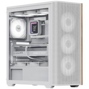 Корпус AeroCool D501A-G-WT-v2 (ACCM-DS01043.21) White без БЖ