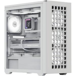 Корпус AeroCool D502A-G-WT-v1 (ACCM-DS02043.21) White без БП