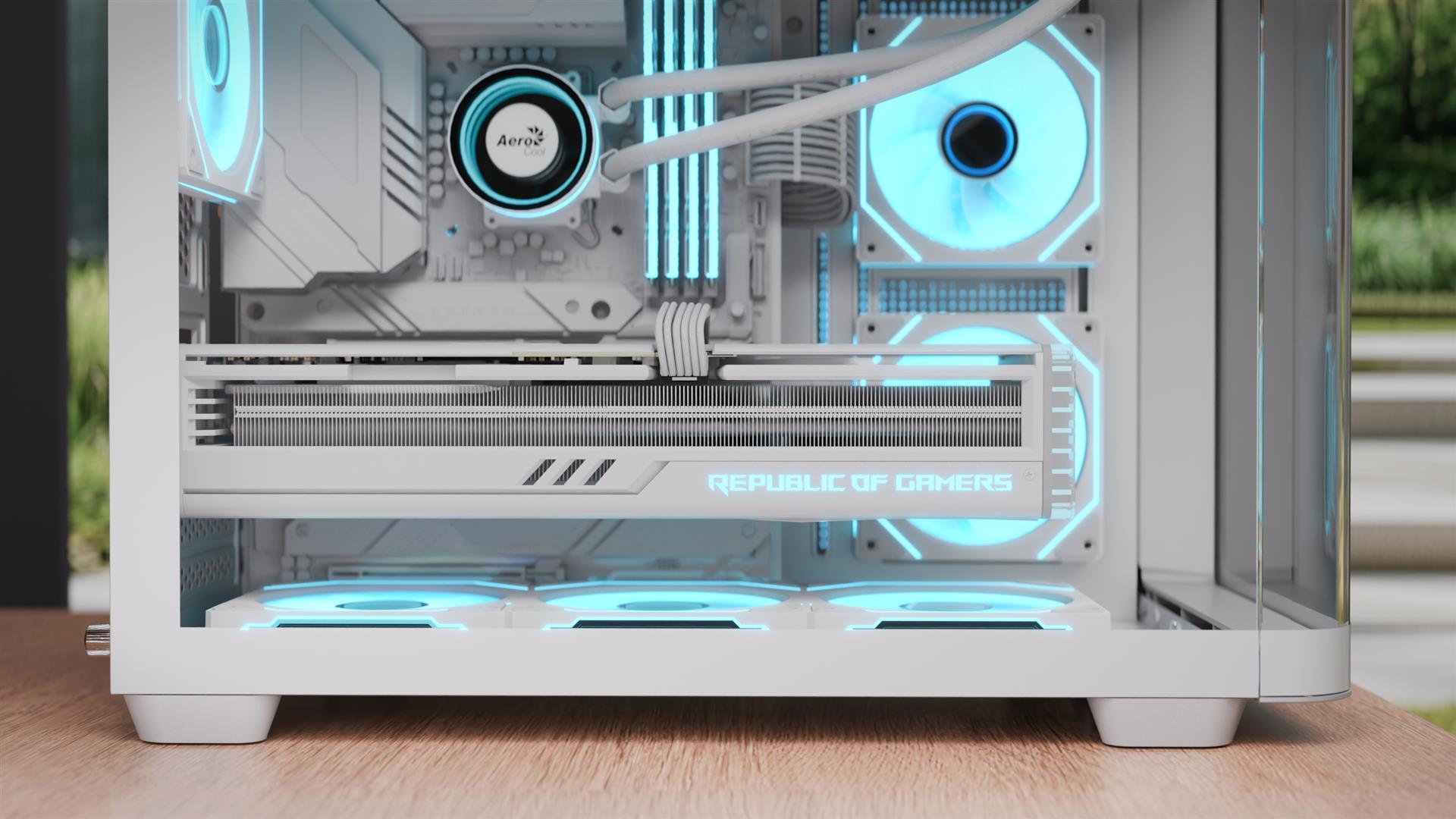 Корпус AeroCool P300C-G-WT-v1 (ACCS-PN02033.21) White без БЖ - Зображення 4