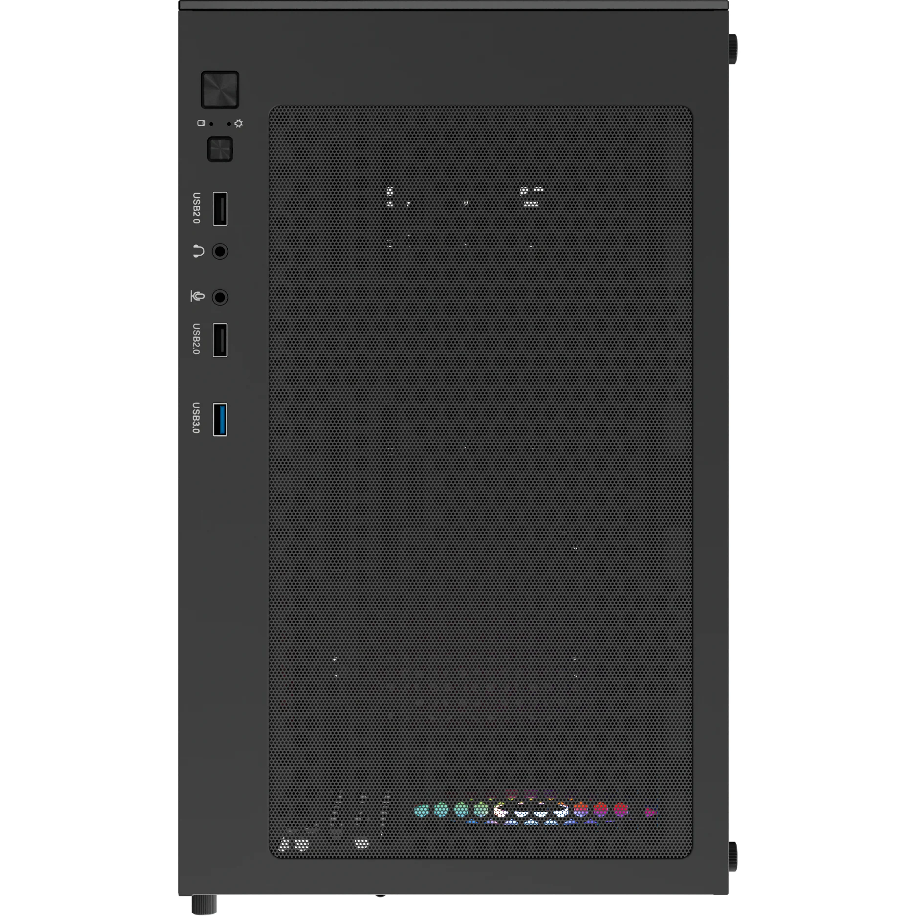 Корпус AeroCool Pivot-G-BK-v1 (ACCM-ES08013.11) Black без БЖ - Зображення 2
