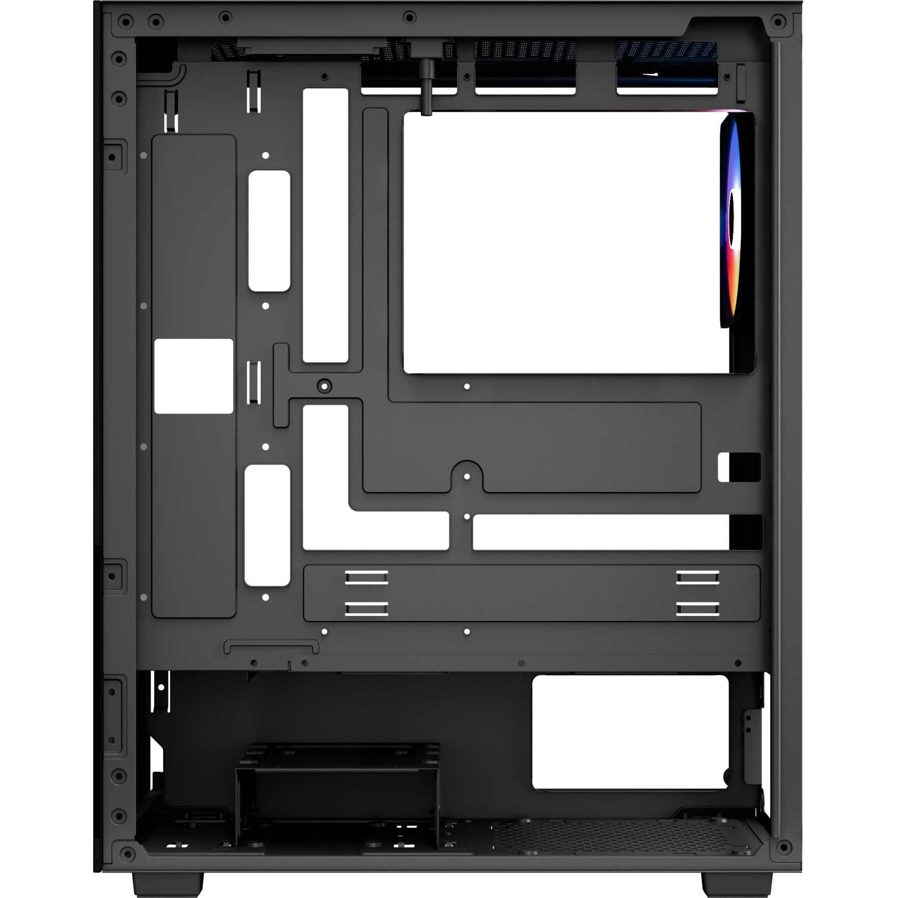 Корпус AeroCool Pivot-G-BK-v1 (ACCM-ES08013.11) Black без БЖ - Зображення 3