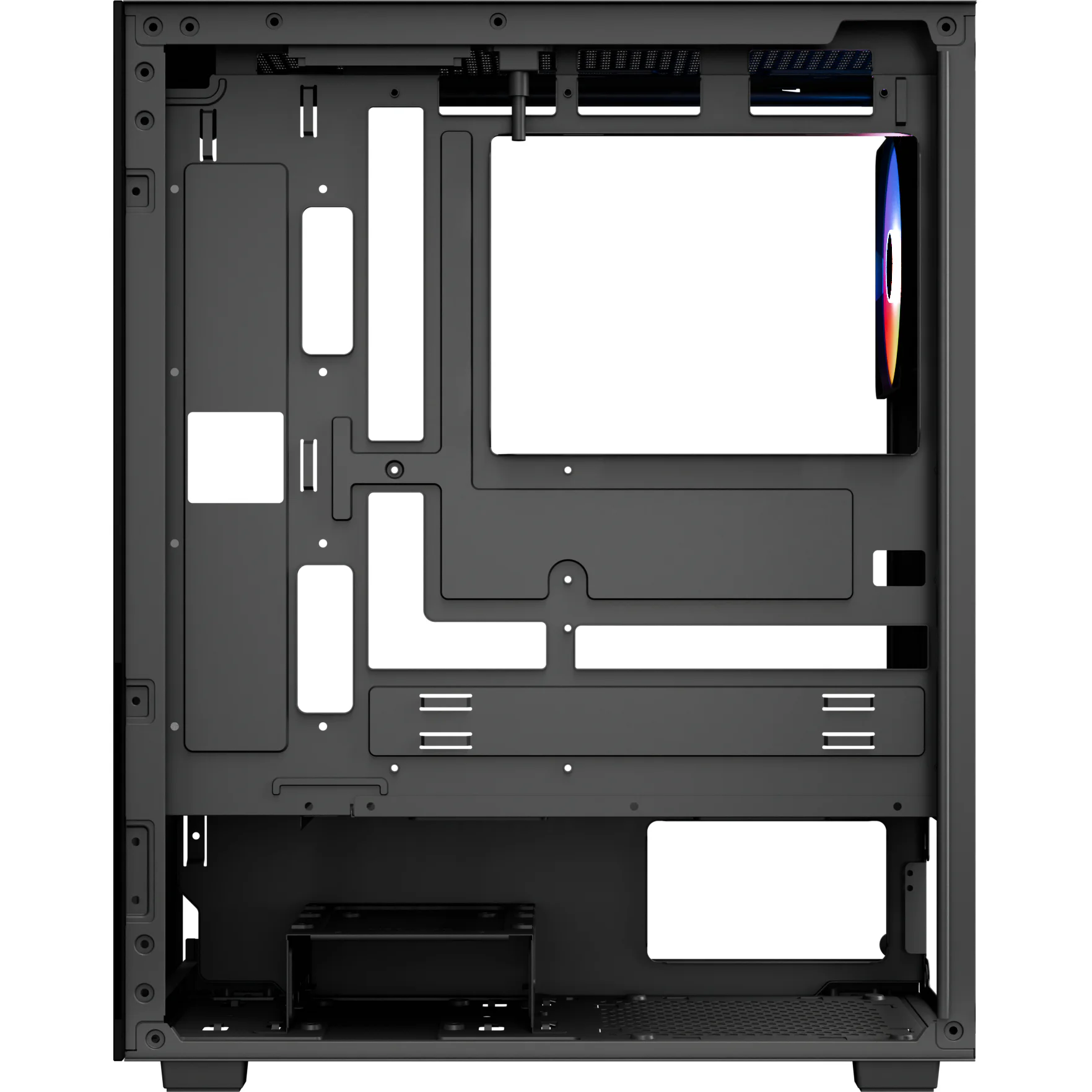 Корпус AeroCool Pivot-G-BK-v1 (ACCM-ES08013.11) Black без БЖ - Зображення 3