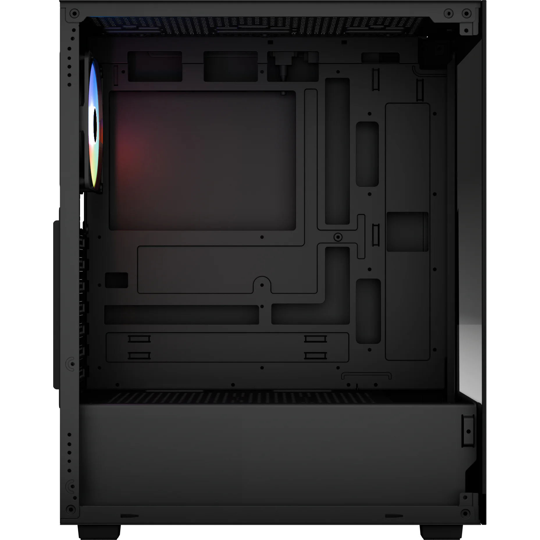 Корпус AeroCool Pivot-G-BK-v1 (ACCM-ES08013.11) Black без БЖ - Зображення 5