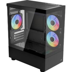 Корпус AeroCool Viewport Mini-G-BK-v2 (ACCM-ES09133.11) Black без БП