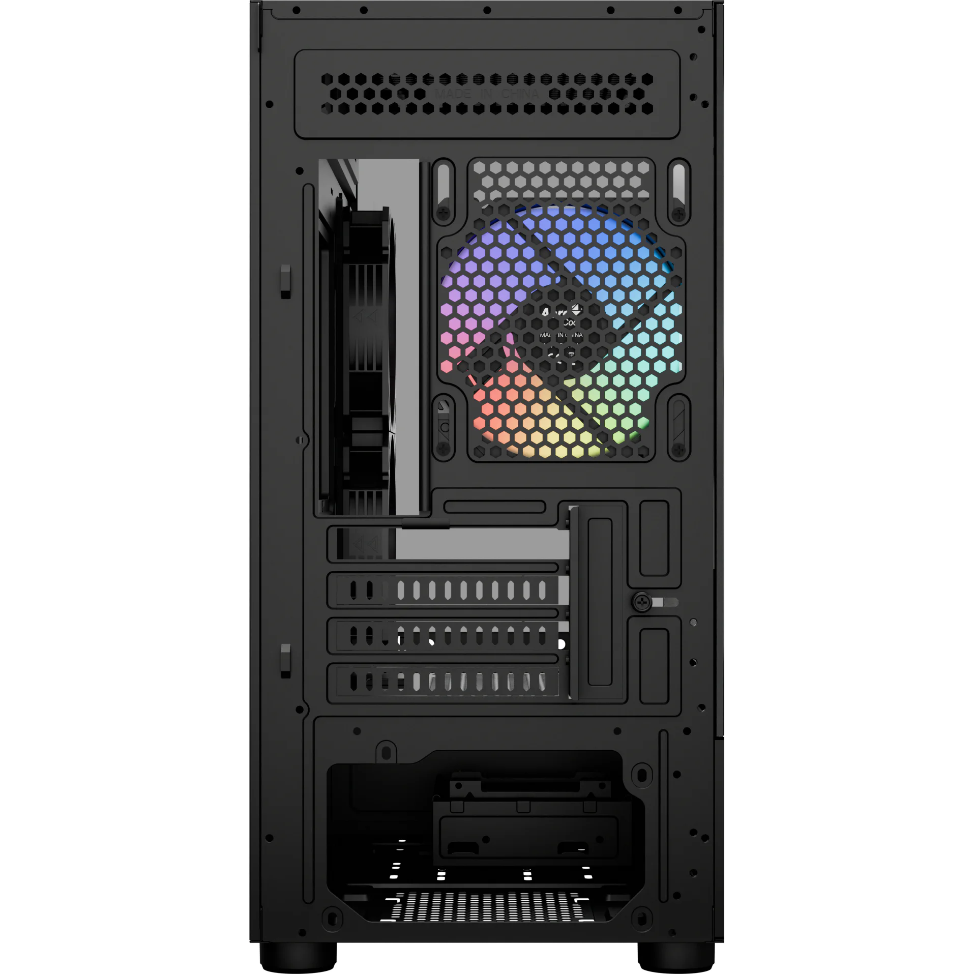 Корпус AeroCool Viewport Mini-G-BK-v2 (ACCM-ES09133.11) Black без БЖ - Зображення 4