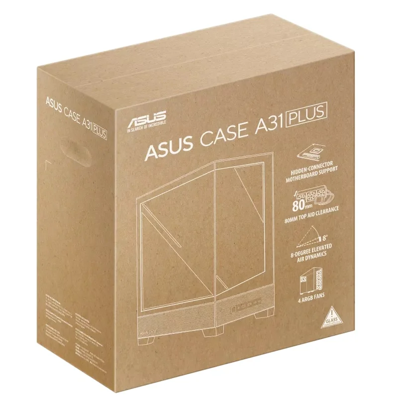 Корпус Asus A31 Plus White Tempered Glass без БЖ (90DC00R3-B19000) - Зображення 17