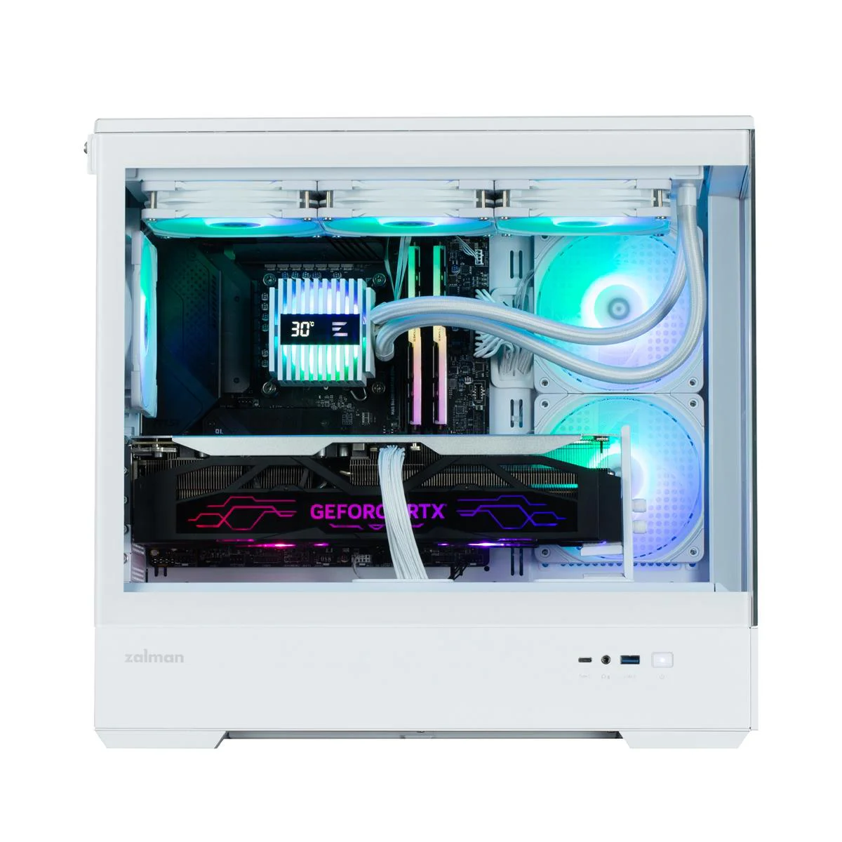 Корпус Zalman P30 White V2 без БЖ - Зображення 8