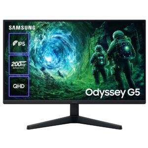 Монiтор Samsung 27" Odyssey G5 (LS27FG532EIXUA) IPS Black 200Hz