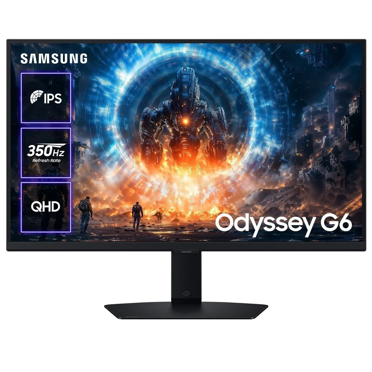 Монiтор Samsung 27" Odyssey G6 (LS27FG606EIXUA) IPS Black 350Hz