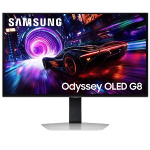 Монітор Samsung 27" Odyssey G8 G81SF (LS27FG812SIXUA) OLED Silver 240Hz