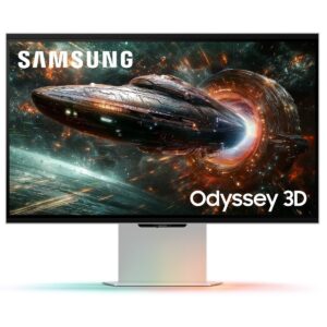 Монiтор Samsung 27" Odyssey 3D G90XF (LS27FG900XIXCI) IPS Silver 165Hz