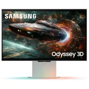 Монiтор Samsung 27" Odyssey 3D G90XF (LS27FG900XIXCI) IPS Silver 165Hz