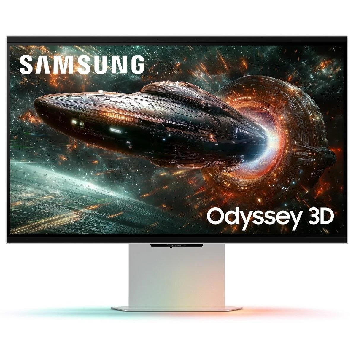 Монiтор Samsung 27" Odyssey 3D G90XF (LS27FG900XIXCI) IPS Silver 165Hz