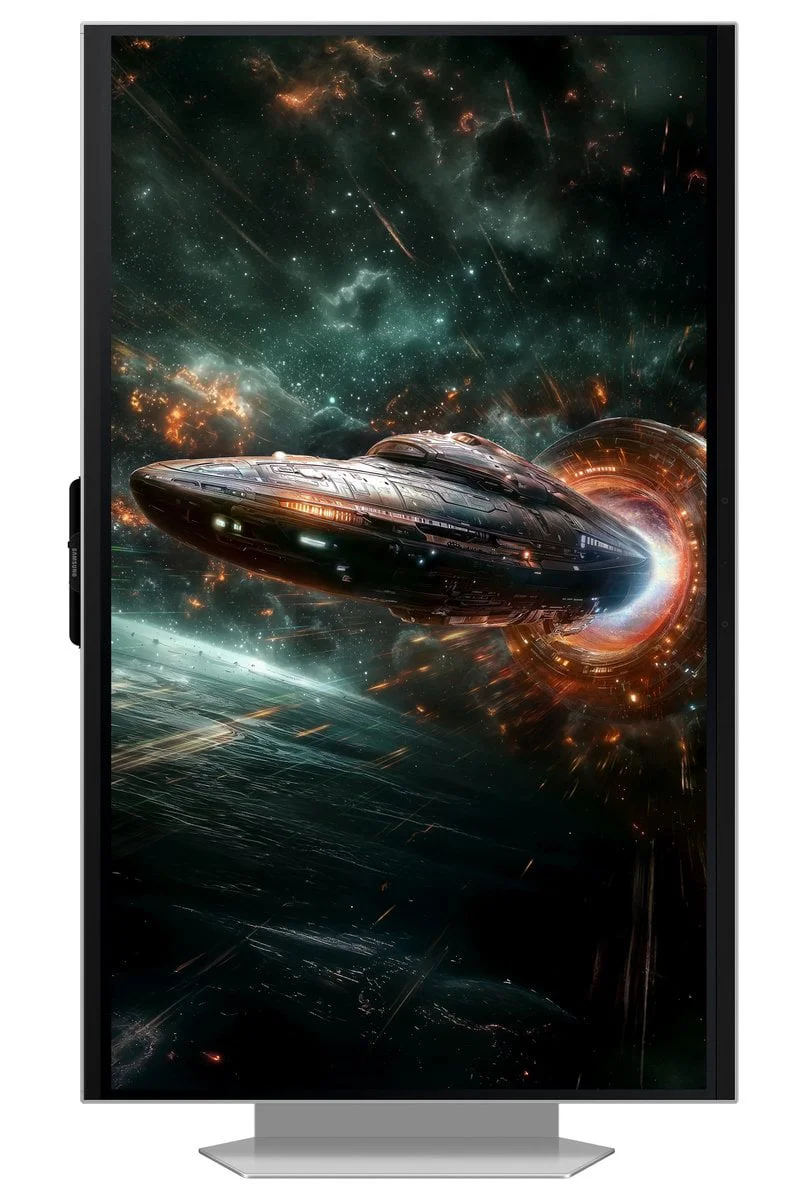 Монiтор Samsung 27" Odyssey 3D G90XF (LS27FG900XIXCI) IPS Silver 165Hz - Зображення 6