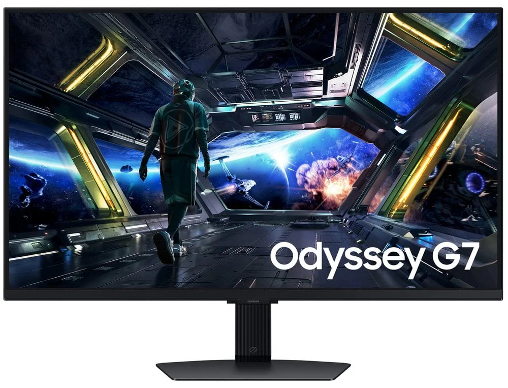 Монiтор Samsung 32" Odyssey G7 G70D (LS32DG700EZXUA) IPS Black 144Hz - Зображення 2