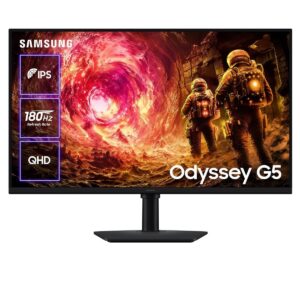 Монiтор Samsung 32" Odyssey G5 (LS32FG502EIXUA) IPS Black 180Hz