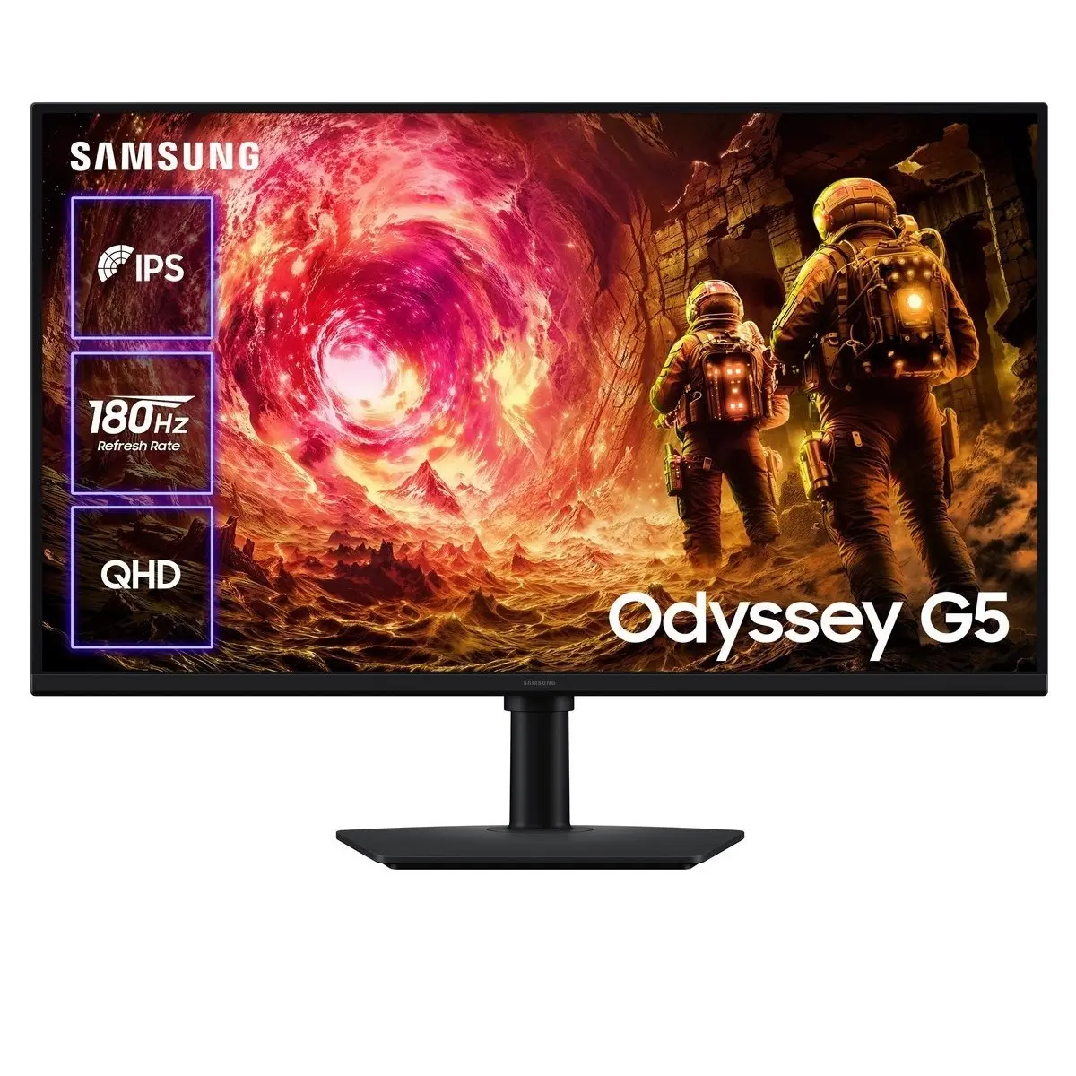 Монiтор Samsung 32" Odyssey G5 (LS32FG502EIXUA) IPS Black 180Hz