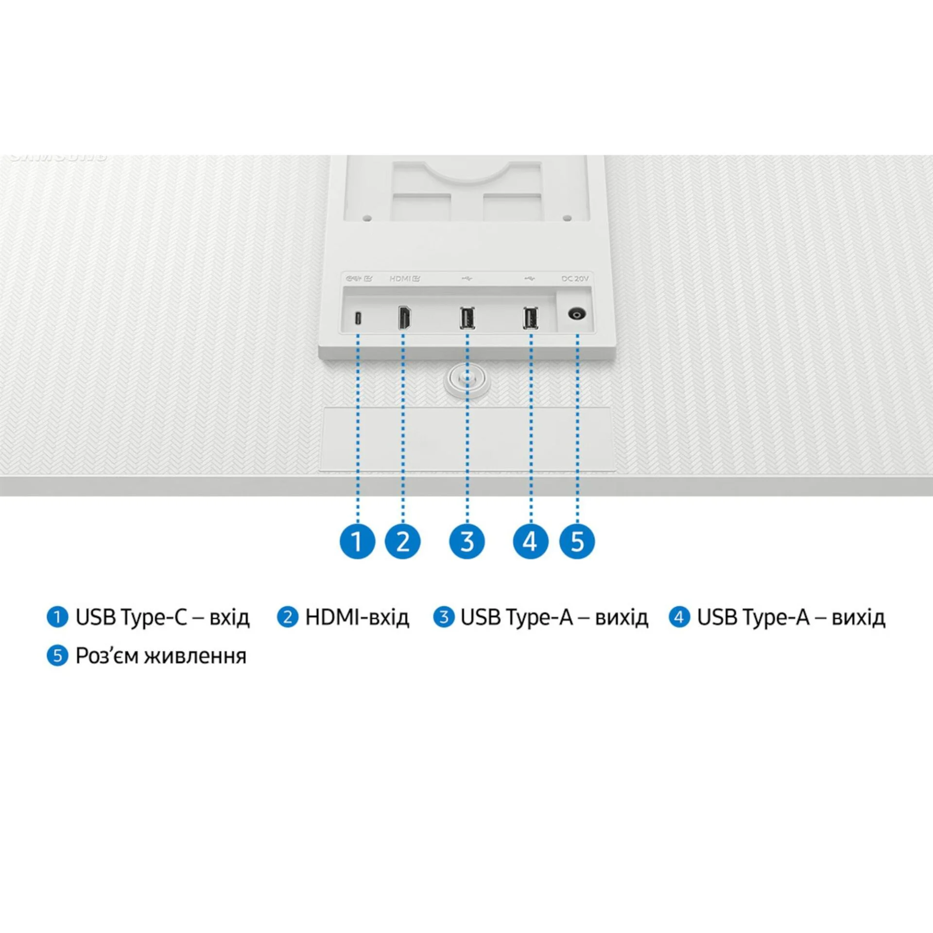 Монітор Samsung 32" Smart M8 (LS32FM803UZXUA) VA White - Зображення 2