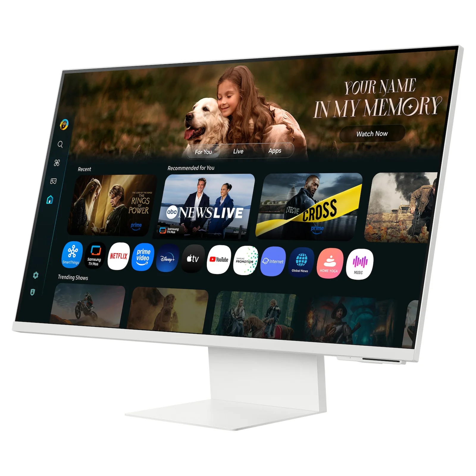 Монітор Samsung 32" Smart M8 (LS32FM803UZXUA) VA White - Зображення 7