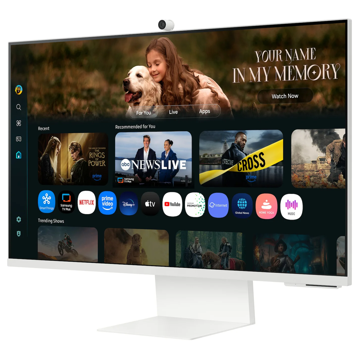 Монітор Samsung 32" Smart M8 (LS32FM803UZXUA) VA White - Зображення 15