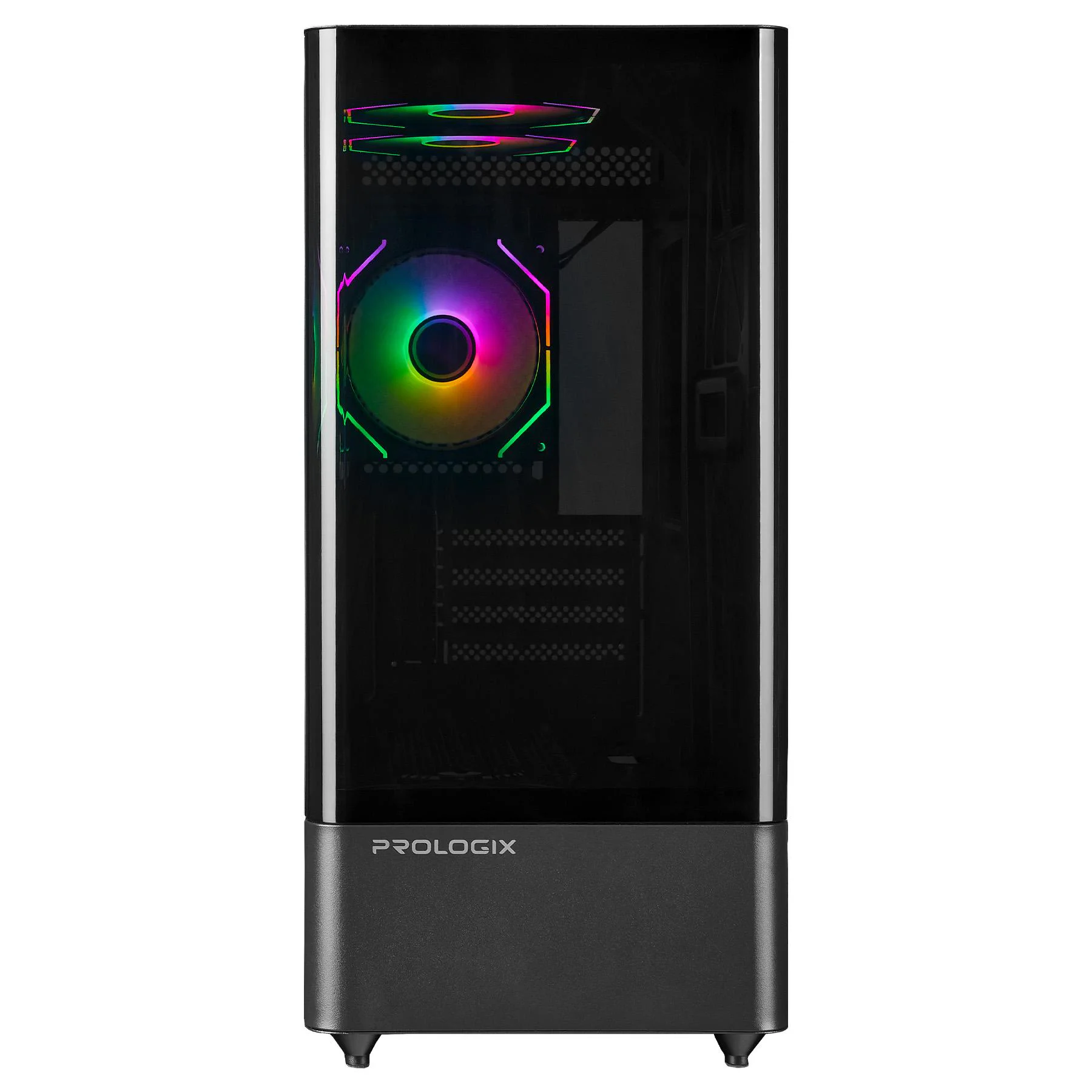 Корпус Prologix Lumi GM-01AB Glass Black - Зображення 4