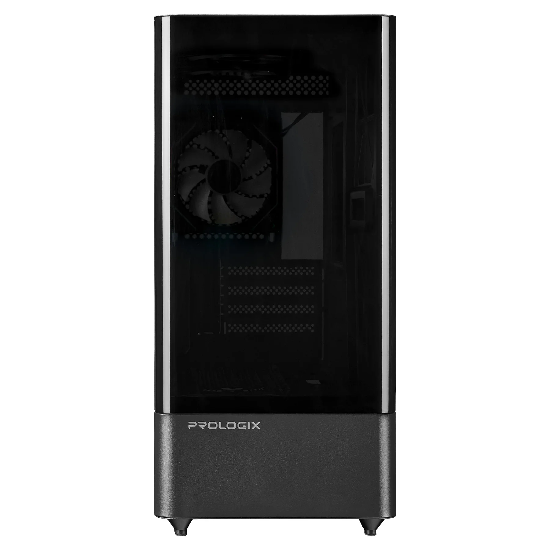 Корпус Prologix Lumi GM-01AB Glass Black - Зображення 5