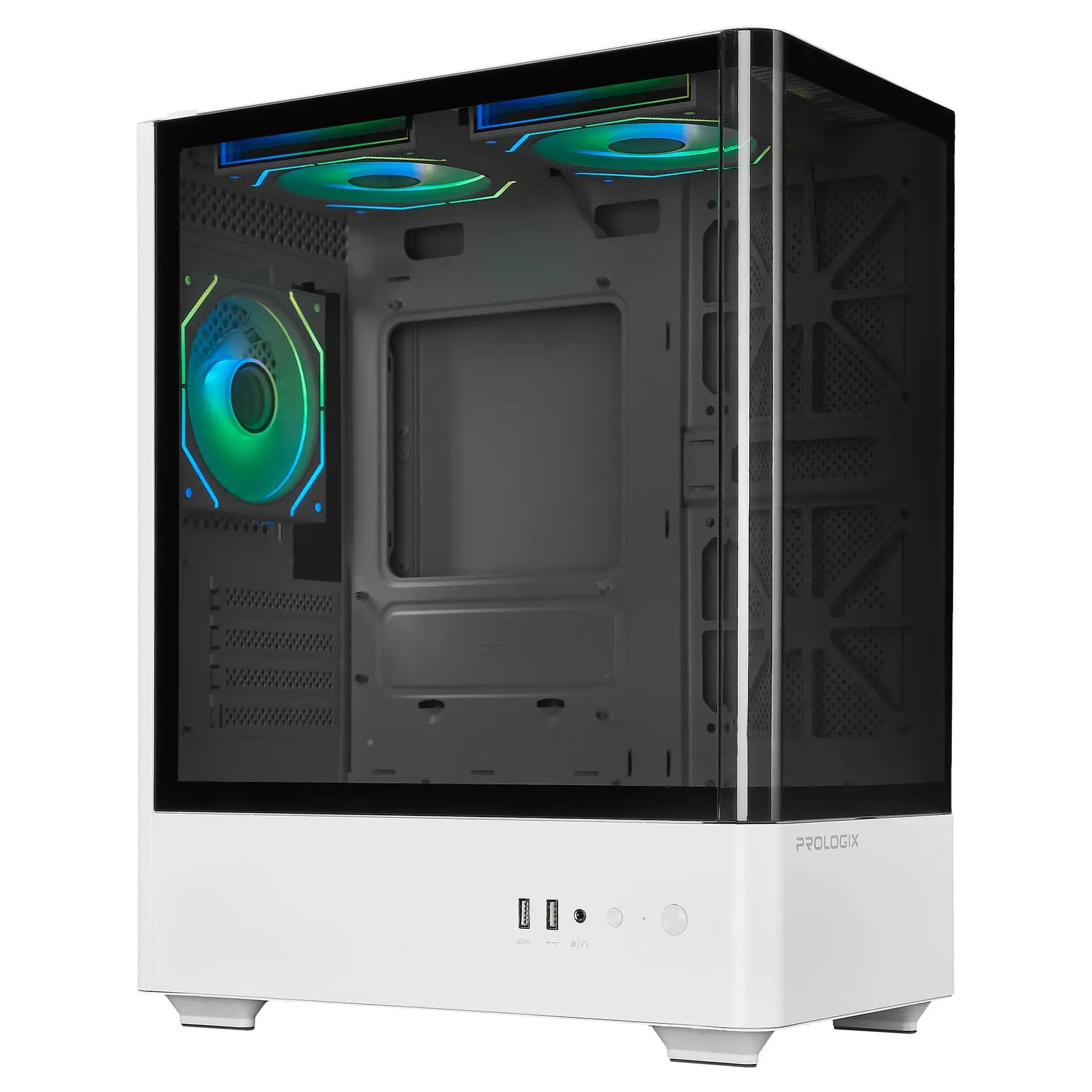 Корпус Prologix Lumi GM-01AW Glass White - Зображення 2