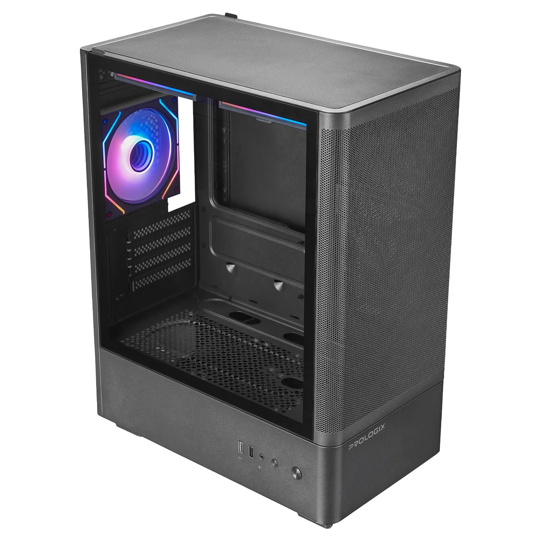 Корпус Prologix Lumi GM-01MAB Mesh Black - Зображення 3