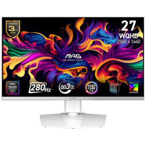 Монітор MSI 26.5" MAG 272QPW QD-OLED X28 White 280Hz