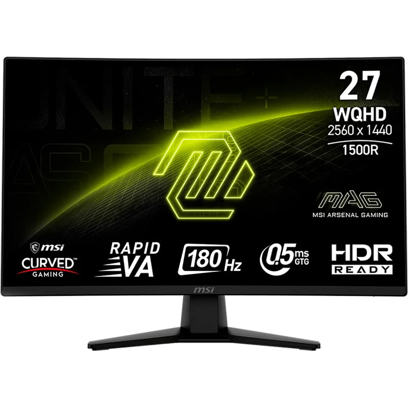 Монітор MSI 27" MAG 274CQF VA Black Curved 180Hz