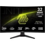 Монітор MSI 31.5" MAG 321CQF E18 VA Black Curved 180Hz