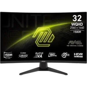 Монітор MSI 31.5" MAG 321CQF E18 VA Black Curved 180Hz