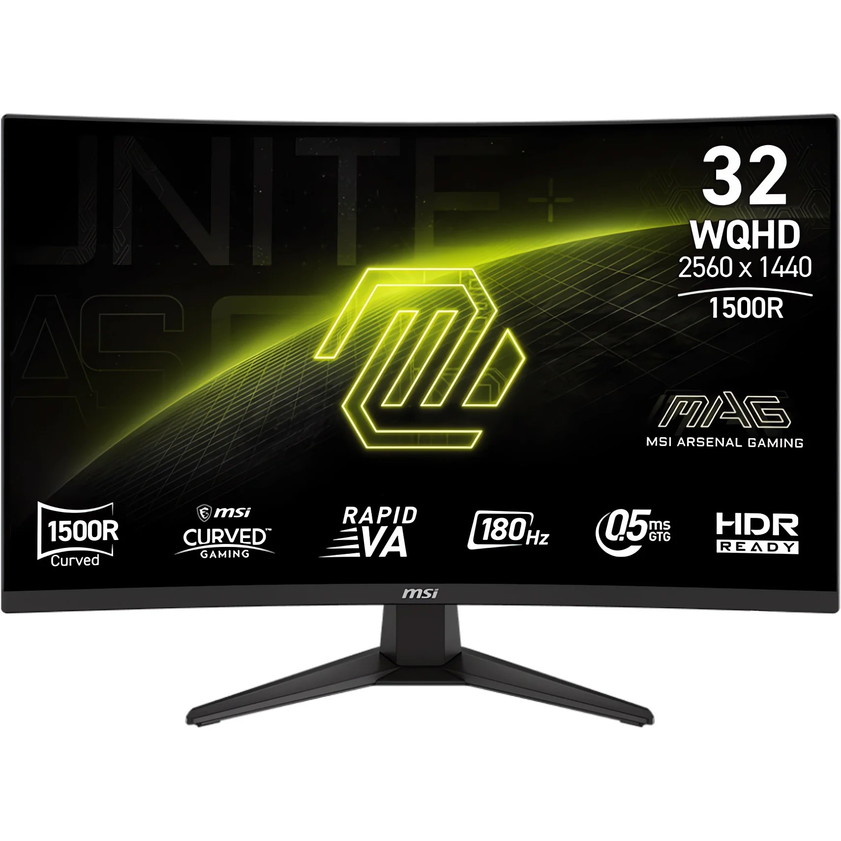 Монітор MSI 31.5" MAG 321CQF E18 VA Black Curved 180Hz