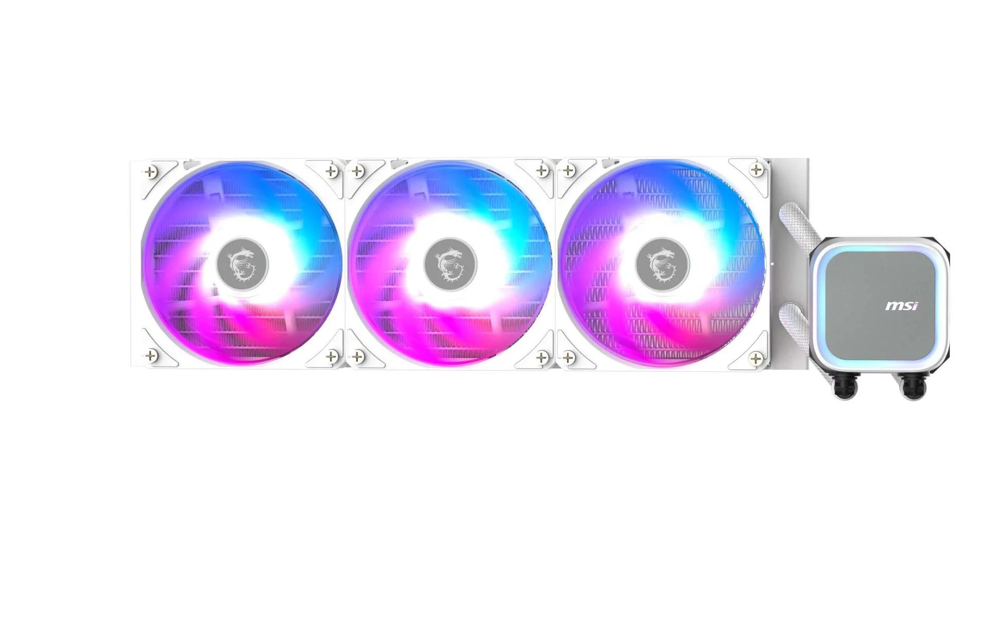 Система водяного охолодження MSI MAG CoreLiquid A13 360 WH - Зображення 2