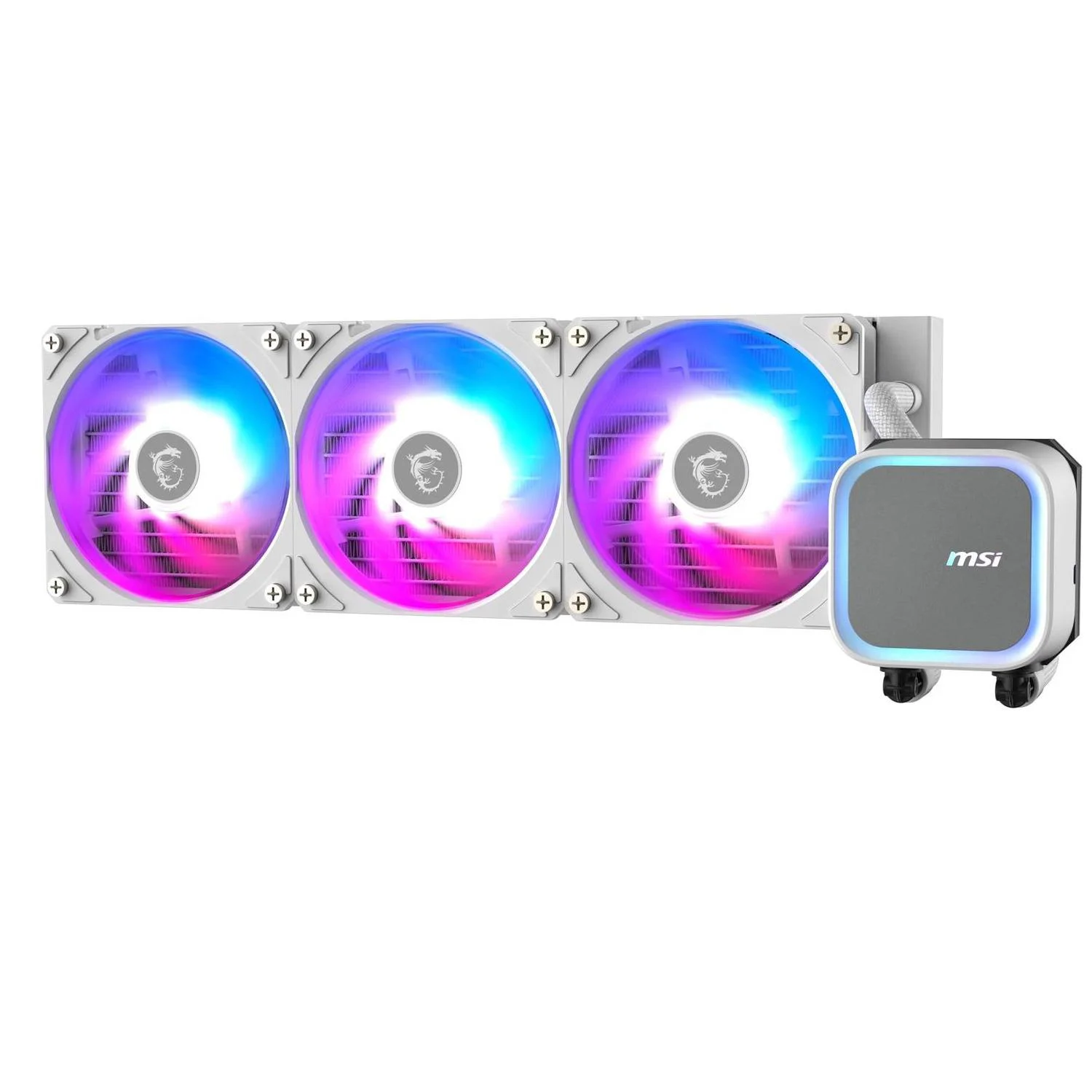 Система водяного охолодження MSI MAG CoreLiquid A13 360 WH - Зображення 3