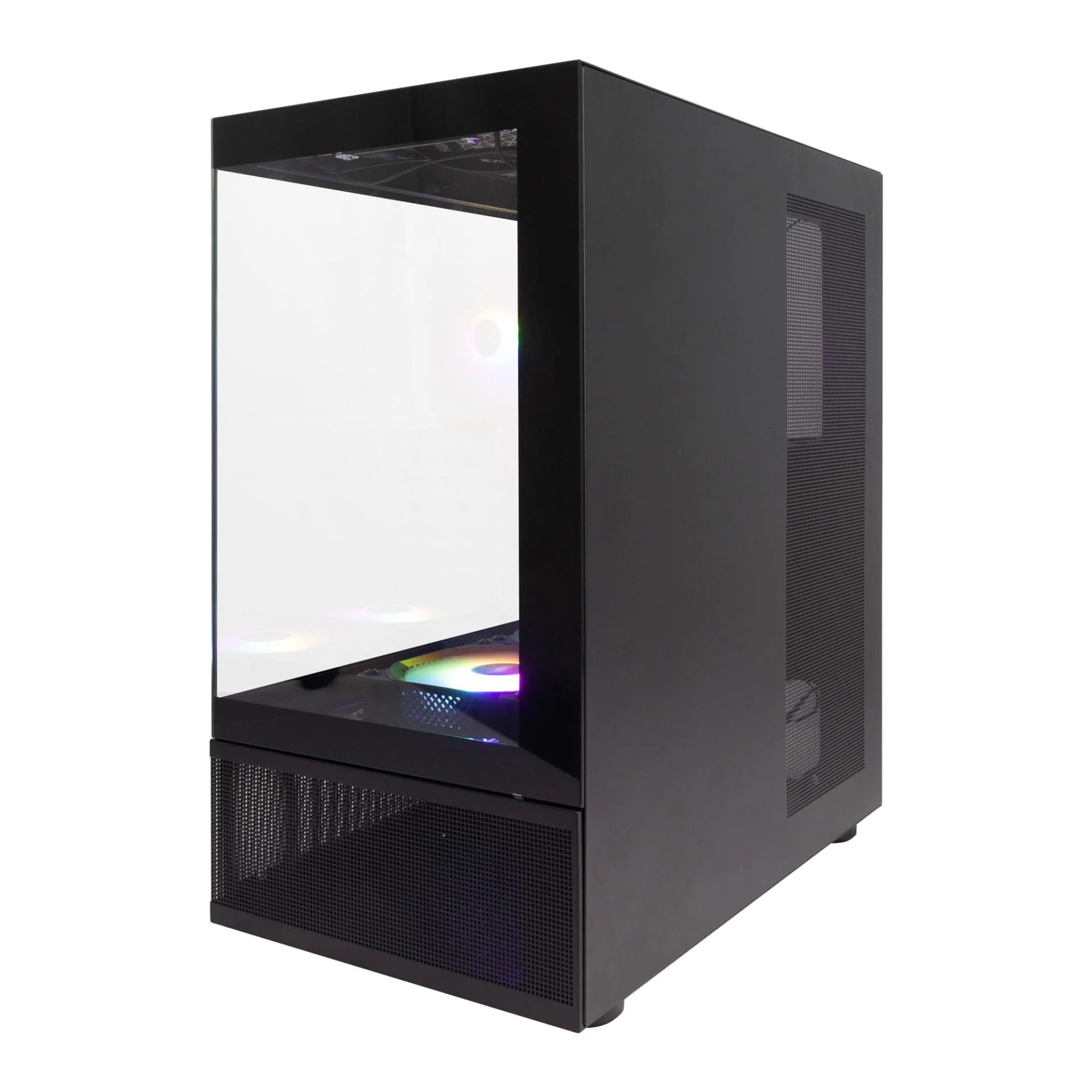 Корпус 1stPlayer Mi7-A-BK-2F7R-1F7 Black без БЖ - Зображення 4