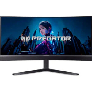 Монитор Acer 34" Predator X34V3bmiiphuzx (UM.CXXEE.301) VA Black Curved 180Hz