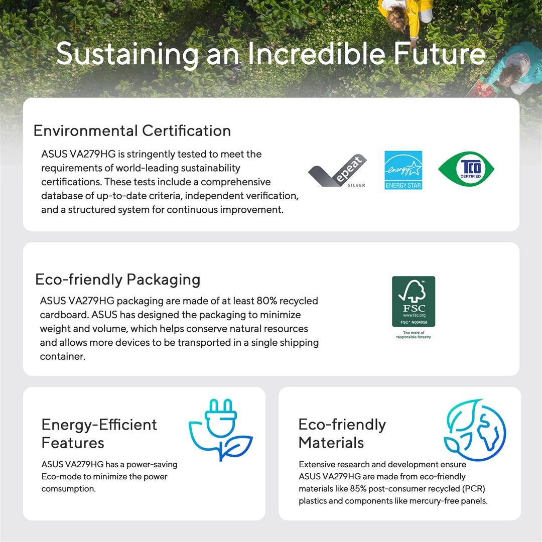 Монітор Asus 27" VA279HG (90LM04J1-B02371) IPS Black 120Hz - Зображення 12