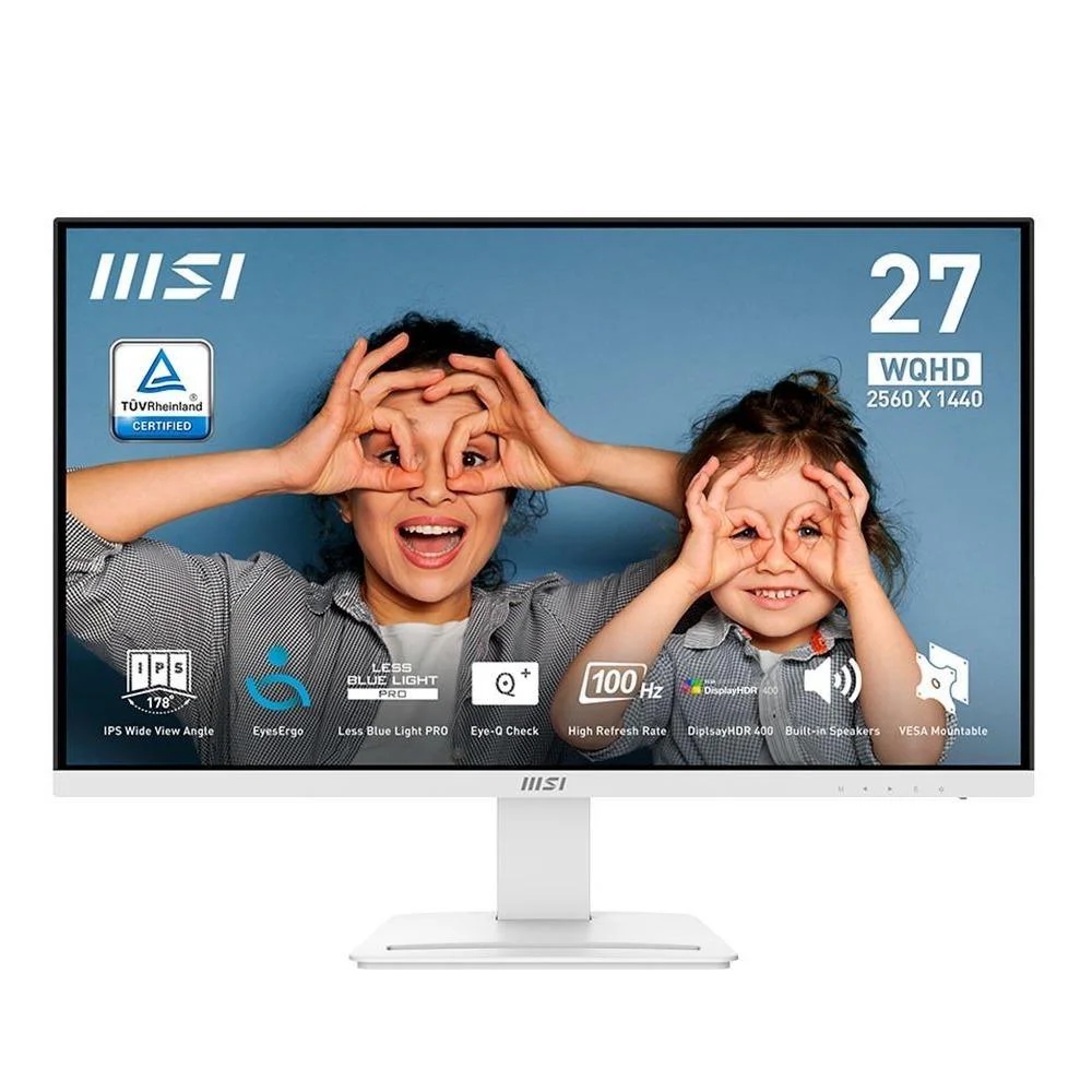 Монитор MSI 27" Pro MP273QW E2 IPS White 100Hz Монитор MSI 27" Pro MP273QW E2 IPS White 100Hz