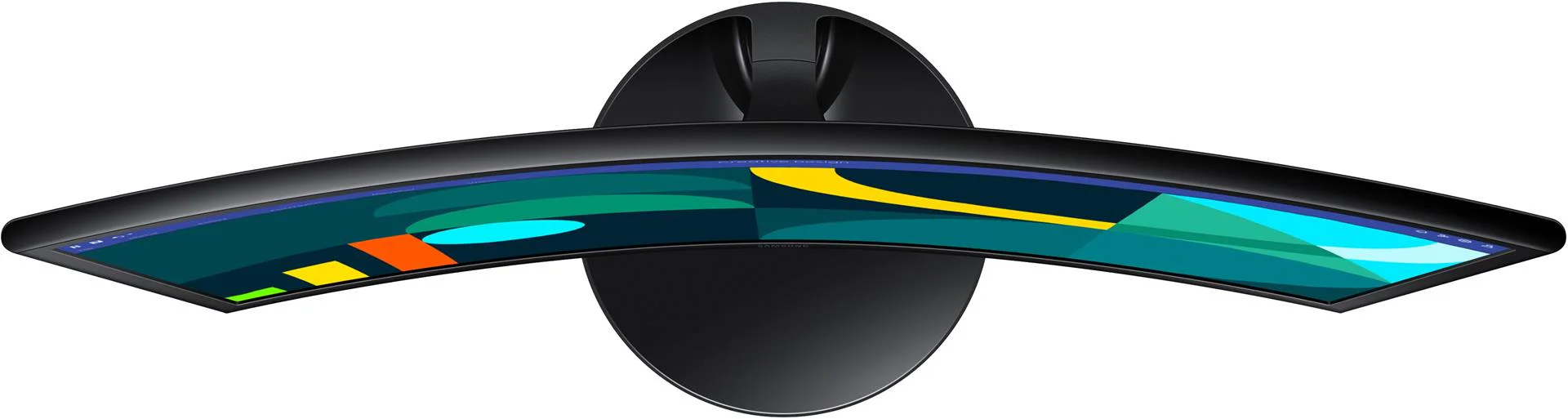 Монiтор Samsung 24" Essential S3 LS24D360 (LS24D360GAIXUA) VA Black Curved 100Hz - Зображення 3