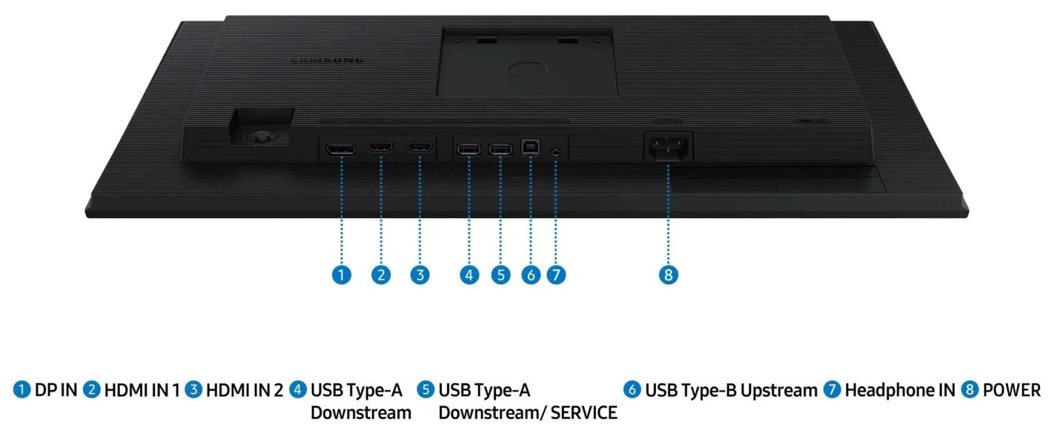 Монiтор Samsung 24" LS24D400G (LS24D400GAIXUA) IPS Black 100Hz - Зображення 13