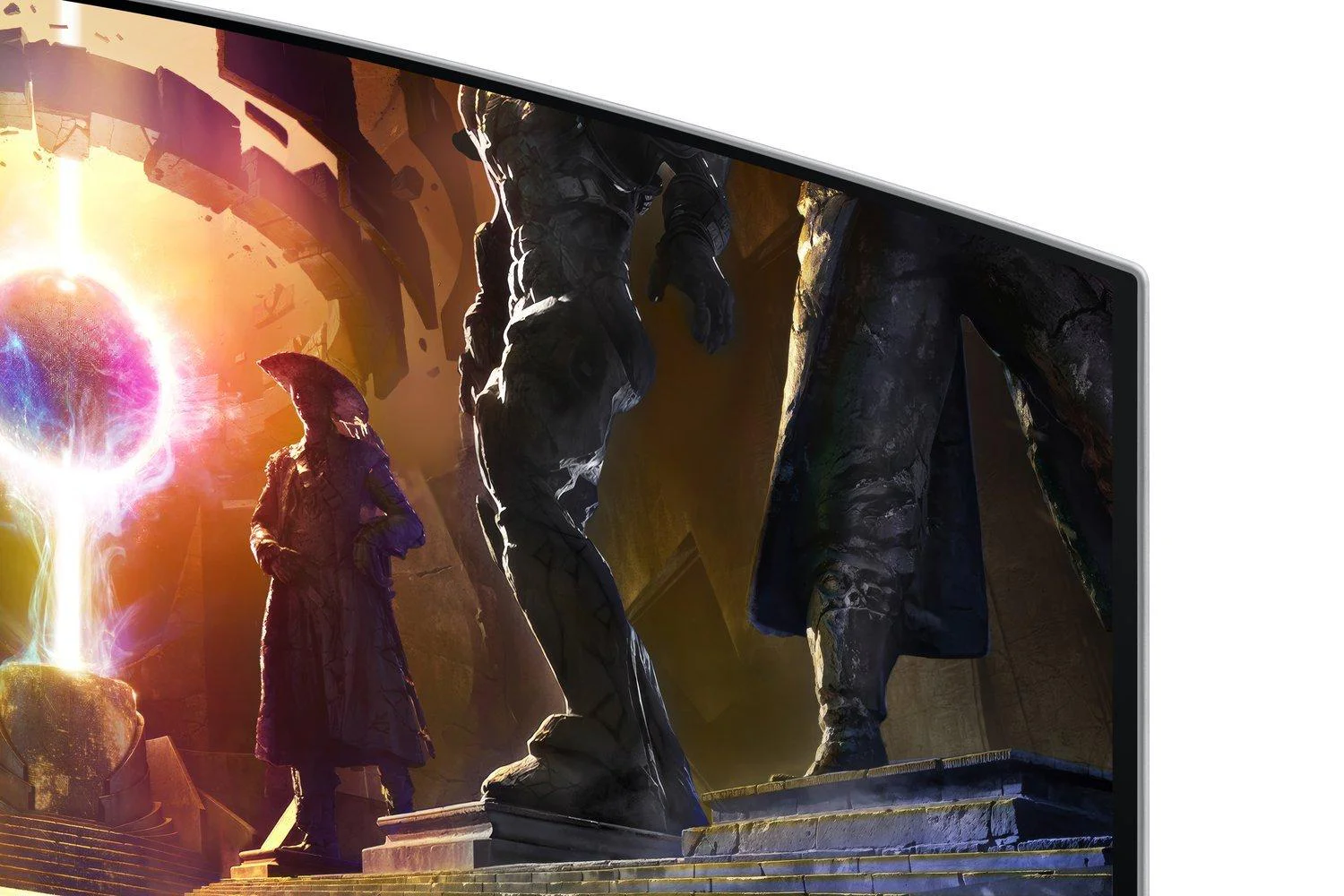 Монітор Samsung 34" LS34DG852 (LS34DG852SIXUA) OLED Black Curved 175Hz - Зображення 12