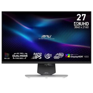 Монітор MSI 27" MPG 274URDFW E16M IPS White 320Hz