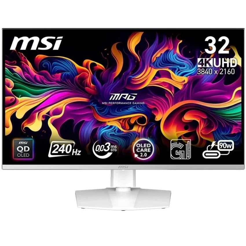 Монітор MSI 31.5" MPG 321URXW QD-OLED White 240Hz — изображение 5