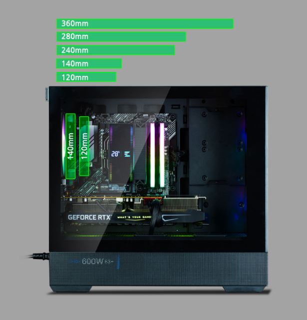 Корпус Zalman P30 Air Black без БЖ - Зображення 20