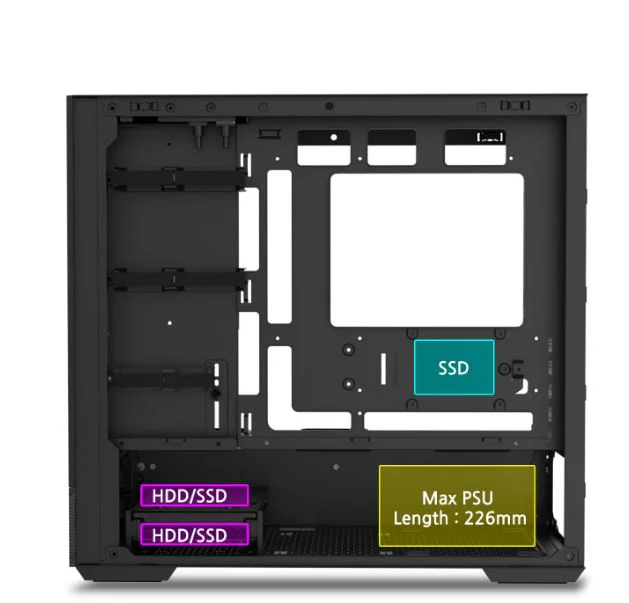 Корпус Zalman P30 Air Black без БЖ - Зображення 24